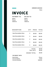 Generic Invoice example 4