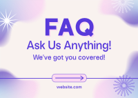 Faqs Postcard example 1