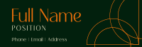 Simple Minimal Business Email Signature