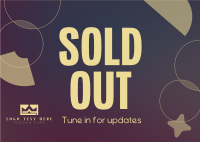 Agnostic Sold Out Postcard Design