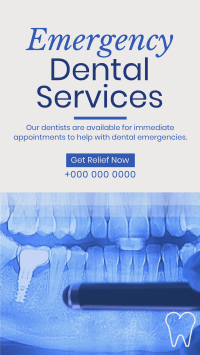 Corporate Emergency Dental Service Instagram Story