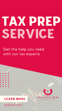 Get Help with Our Tax Experts Instagram Story