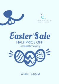 Easter Eggs Sale Poster