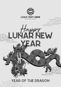 Lunar Year Chinese Dragon Flyer