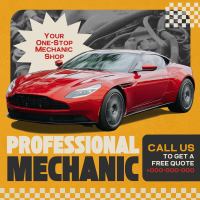 Modern Professional Mechanic Instagram Post Image Preview