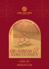 Luxurious Yoga Training Flyer