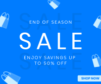 Minimalist End of Season Sale Facebook Post