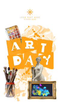 Art Day Collage Instagram Reel Image Preview