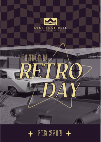 National Retro Day Flyer