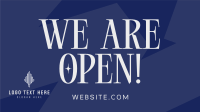 Minimalist Now Open Animation