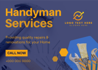 Handyman Services Postcard