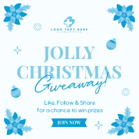 Jolly Christmas Giveaway Linkedin Post