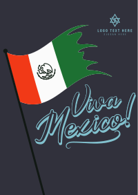 Raise Mexican Flag Flyer