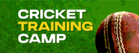 Cricket Training Camp Facebook Cover Image Preview