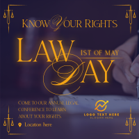 Law Day Greeting Instagram Post