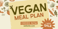 Organic Vegan Food Sale Twitter Post