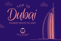 Welcome to Dubai Pinterest Cover Image Preview