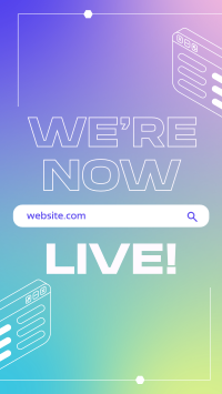 Live Website Announcement Video