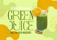 Fresh Healthy Drink Postcard Image Preview