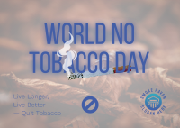 No Tobacco Day Postcard Image Preview