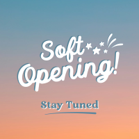 Soft Opening Launch Cute Instagram Post