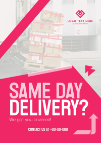 Reliable Delivery Courier Flyer