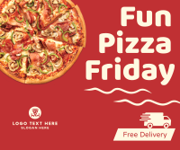 Fun Pizza Friday Facebook Post Image Preview