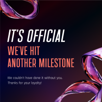 Agnostic Milestone Instagram Post Image Preview