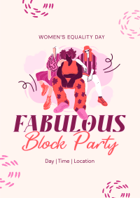 We Are Women Block Party Flyer