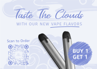 Vape Clouds Postcard