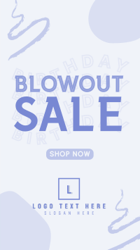 Hey hey Happy Birthday Sale Instagram Story