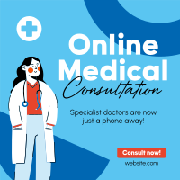 Online Specialist Doctors Instagram Post