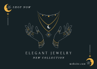 Elegant Jewelry Postcard