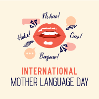 Language Day Greeting Instagram Post