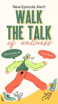 Walk Wellness Podcast Facebook Story