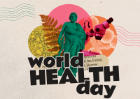 World Health Day Collage Postcard