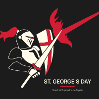St. George's Battle Knight Instagram Post