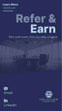 Minimalist Refer and Earn Instagram Story