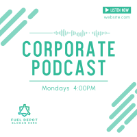 Corporate Podcast Instagram Post Image Preview