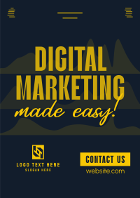 Digital Marketing Business Solutions Poster