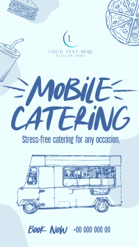 Handdrawn Food Truck Instagram Story