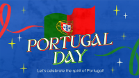 Portugal Day Greeting Animation
