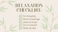 Nature Relaxation List Animation