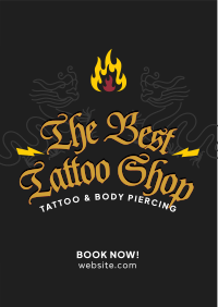 Tattoo & Piercings Flyer