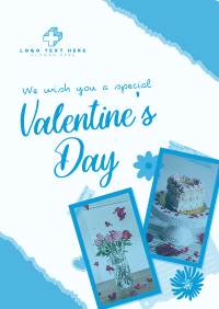 Scrapbook Valentines Greeting Poster