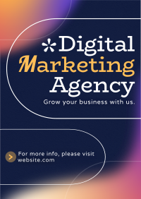 Contemporary Marketing Agency Flyer