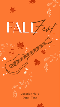 Fall Music Fest Instagram Story