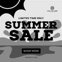 Summer Sale Splash Instagram Post