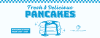 Retro Pancakes Facebook Cover