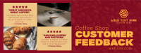 Modern Coffee Shop Feedback Facebook Cover Image Preview